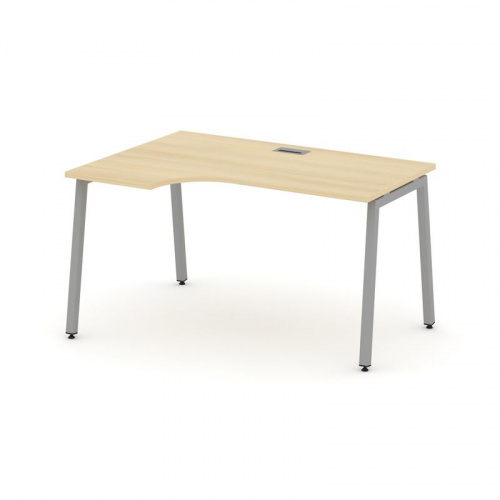 Style Project Стол рабочий эргоном. SN-4A.SPA-021(L) Антрацит/Металл Антрацит 1380*800/980*750 фото 6