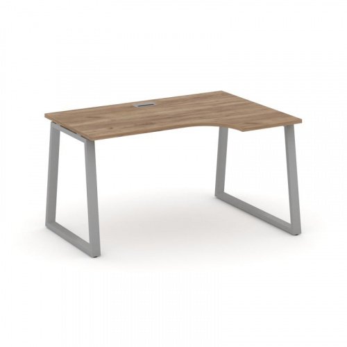 Style Project Стол рабочий эргоном. SN-6T1.SPA-022(R) Акация Лорка/Металл Антрацит/Заглушка Пластик фото 10