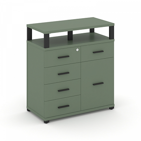 Тумба приставная с 5 ящиками Concept CN.TSP-018 B