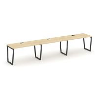 Style Project Рабочая станция 1 сторон. SN-4T2.ORS-034 Акация Лорка/Металл Антрацит/Заглушка Пластик