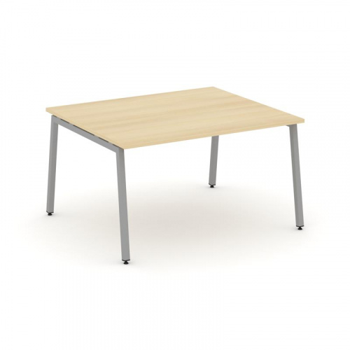 Style Project Стол переговорный SN-4A.SPRG-033.3 Тиквуд Светлый/Металл Белый 1380*1180*750