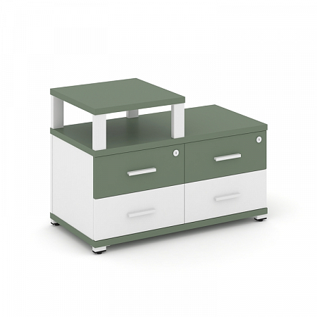 Тумба приставная с 4 ящиками Concept CN.TSP-002 W