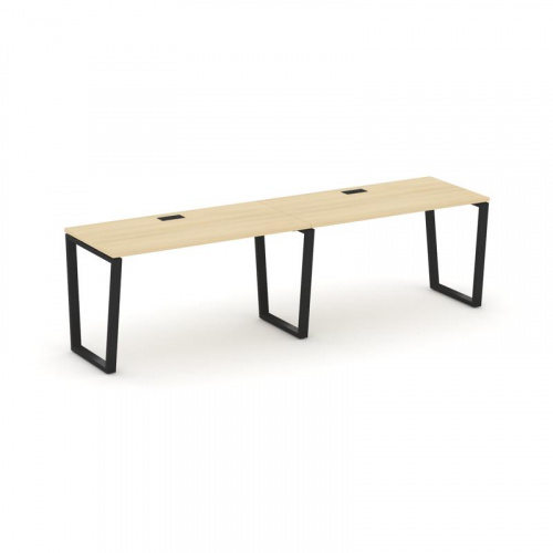 Style Project Рабочая станция 1 сторон. SN-6T2.ORS-021 Акация Лорка/Металл Антрацит/Заглушка Пластик фото 5