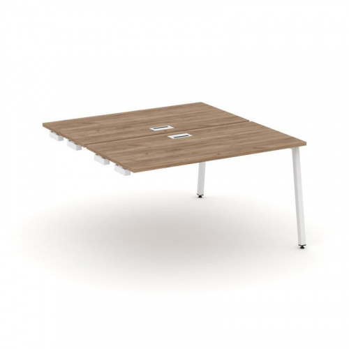 Style Project Стол-приставка к опор. элем. SN-4A.DPRS-011 Дуб Наварра/Металл Белый 980*1432*750 фото 16