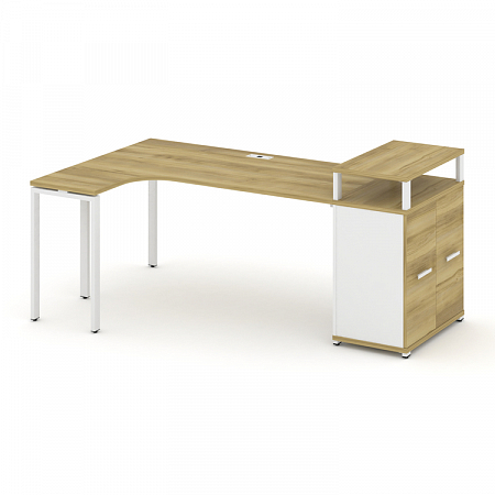 Стол эргономичный с опорным распашным шкафом Concept CN.SA-212(L)