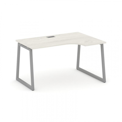 Style Project Стол рабочий эргоном. SN-4T1.SPA-002(R) Акация Лорка/Металл Антрацит/Заглушка Пластик фото 17