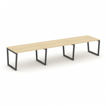 Style Project Стол переговорный SN-5T2.SPRG-023.3 Акация Лорка/Металл Антрацит 4410*980*750