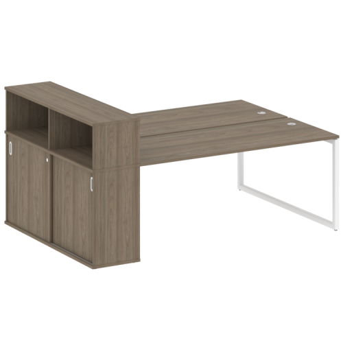 Бенч-система с шкафом-купе на О-обр. м/к Metal System Quattro 40БО.РС-СШК-2.5 фото 2