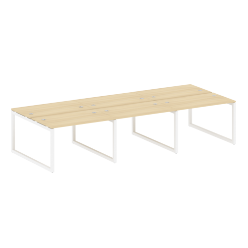 Бенч-система на 6 рабочих мест на О-обр. м/к Metal System Quattro 50БО.СМ-6.2 фото 15