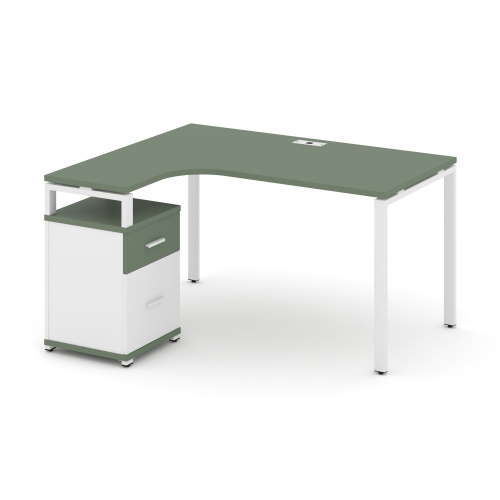 Стол эргономичный с опорной тумбой Concept CN.SA-308(L)