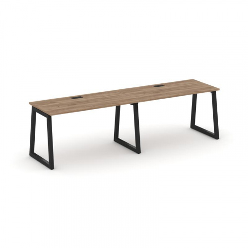 Style Project Рабочая станция 1 сторон. SN-5T1.ORS-023 Акация Лорка/Металл Антрацит/Заглушка Пластик фото 8