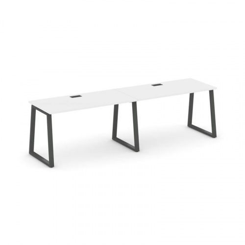 Style Project Рабочая станция 1 сторон. SN-6T1.ORS-023 Акация Лорка/Металл Антрацит/Заглушка Пластик фото 26