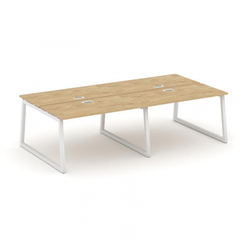 Style Project Рабочая станция 2-х сторон. SN-5T1.DRS-051 Акация Лорка/Металл Антрацит/Заглушка Пласт фото 3