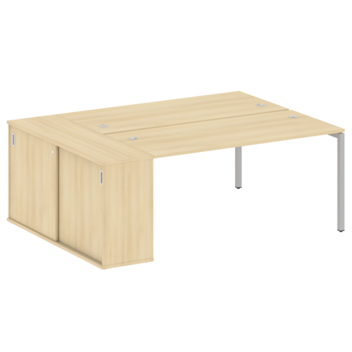 Бенч-система с шкафом-купе на П-обр. м/к Metal System Quattro 40БП.РС-СШК-1.4 фото 14 Бенч-система с шкафом-купе на П-обр. м/к Metal System Quattro 40БП.РС-СШК-1.4 фото 14