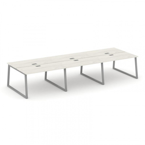 Style Project Рабочая станция 2-х сторон. SN-6T1.DRS-084 Акация Лорка/Металл Антрацит/Заглушка Пласт фото 12