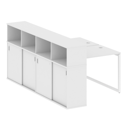 Бенч-система с шкафом-купе на О-обр. м/к Metal System Quattro 40БО.РС-СШК-4.1 фото 10 Бенч-система с шкафом-купе на О-обр. м/к Metal System Quattro 40БО.РС-СШК-4.1 фото 10