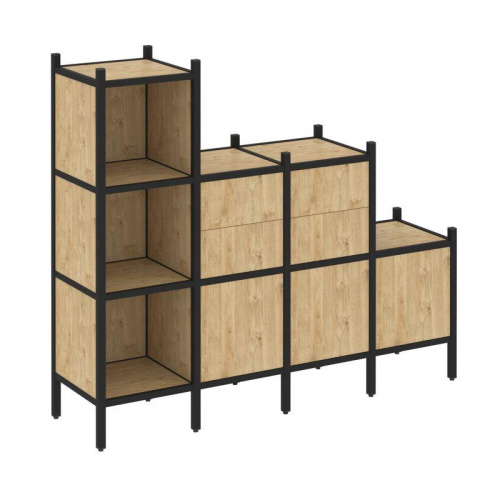 Стеллаж офисный прямой Loft VR.L-17 фото 7 Стеллаж офисный прямой Loft VR.L-17 фото 7