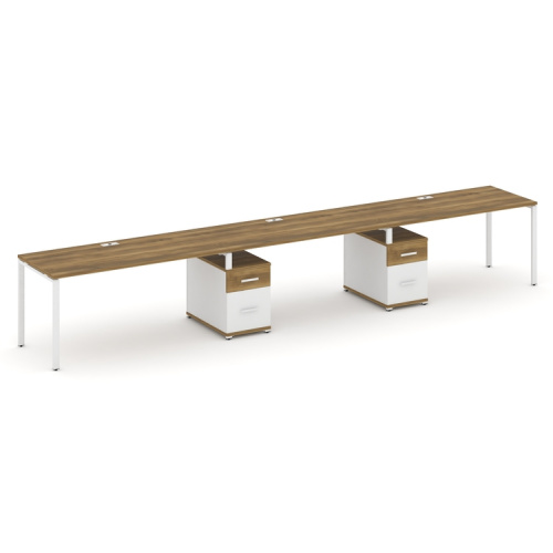 Бенч-система на 3 места с 2 опорными тумбами Concept CN.ORS-340 фото 8