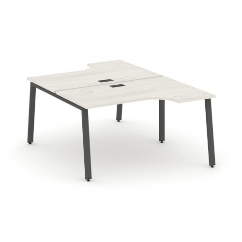 Style Project Рабочая станция эргоном. SN-6A.DRPA-002 Тиквуд Светлый/Металл Антрацит 1580*1232/1992* фото 25