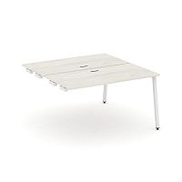 Style Project Стол-приставка к опор. элем. SN-4A.DPRS-011 Дуб Наварра/Металл Белый 980*1432*750
