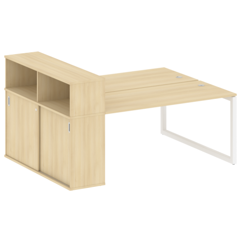 Бенч-система с шкафом-купе на О-обр. м/к Metal System Quattro 50БО.РС-СШК-2.4 фото 15