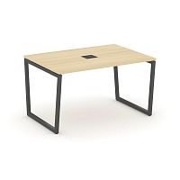 Style Project Стол переговорный SN-4T2.SPRG-002 Акация Лорка/Металл Антрацит/Заглушка Металл Антраци