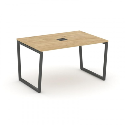 Style Project Стол переговорный SN-4T2.SPRG-002 Акация Лорка/Металл Антрацит/Заглушка Металл Антраци фото 22