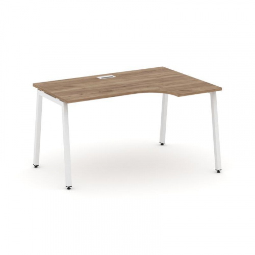 Style Project Стол рабочий эргоном. SN-4A.SPA-012(R) Дуб Табак/Металл Антрацит 1580*700/980*750 фото 21