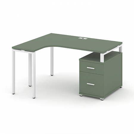 Стол эргономичный с опорной тумбой Concept CN.SA-304(L)