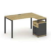 Стол эргономичный с опорной тумбой Concept CN.SA-307(R)