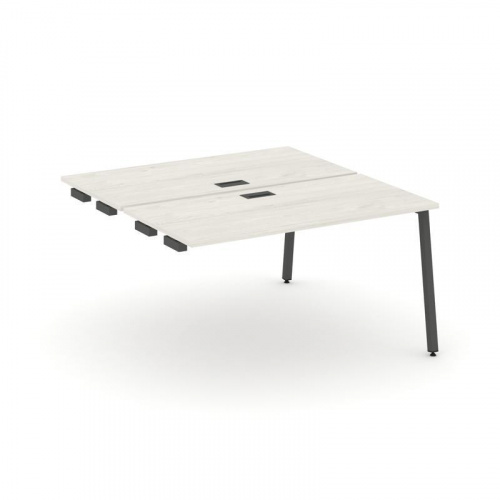 Style Project Стол-приставка к опор. элем. SN-4A.DPRS-011 Дуб Наварра/Металл Белый 980*1432*750 фото 20