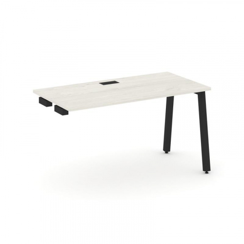 Style Project Стол-приставка к опор. элем. SN-5A.OPRS-013 Дуб Табак/Металл Белый 1380*700*750 фото 8