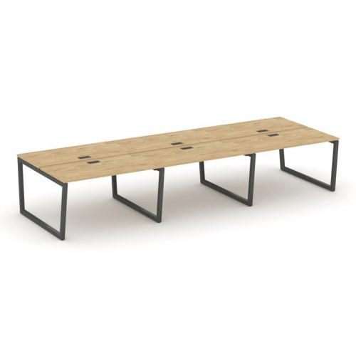 Style Project Рабочая станция 2-х сторон. SN-5T2.DRS-062 Акация Лорка/Металл Антрацит/Заглушка Пласт фото 22