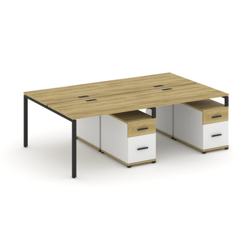 Бенч-система на 4 места с 2 опорными тумбами Concept CN.DRS-322 фото 6