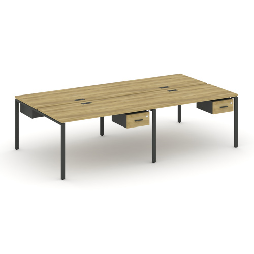 Бенч-система на 4 места с подвесными тумбами Concept CN.DRS-131 фото 4