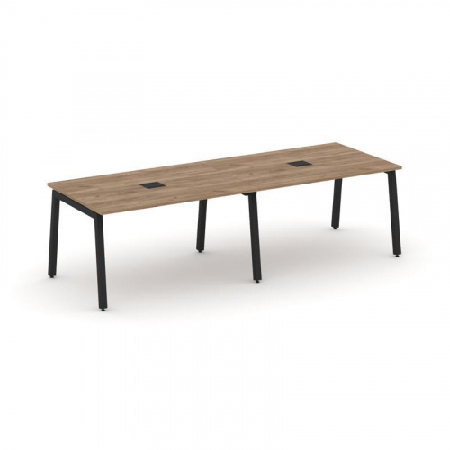 Style Project Стол переговорный SN-5A.SPRG-011 Акация Лорка/Металл Антрацит 1960*980*750 фото 8