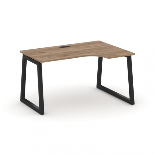 Style Project Стол рабочий эргоном. SN-5T1.SPA-012(R) Акация Лорка/Металл Антрацит/Заглушка Пластик фото 9 Style Project Стол рабочий эргоном. SN-5T1.SPA-012(R) Акация Лорка/Металл Антрацит/Заглушка Пластик фото 9