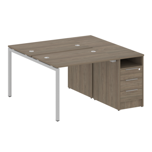 Бенч-система с тумбой на П-обр. м/к Metal System Quattro 40БП.РС-СТП-2.1