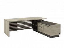 Стол для руководителя с опорной тумбой Z-222ПР.1000 с блоком розеток