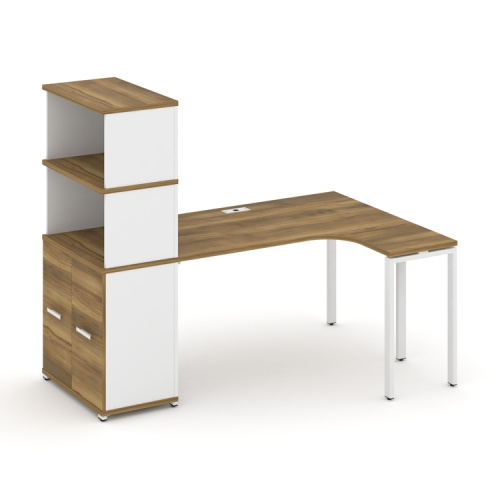 Стол эргономичный с опорным распашным шкафом Concept CN.SA-215(R)
