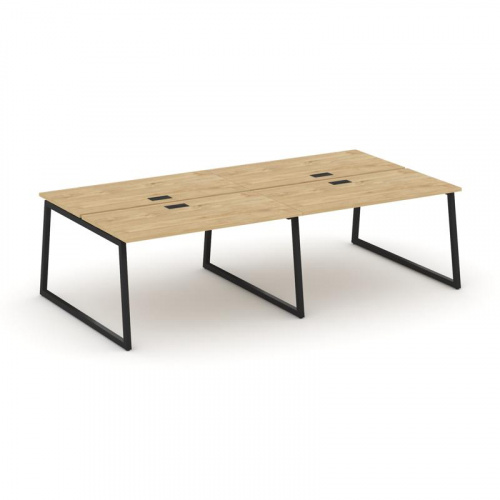 Style Project Рабочая станция 2-х сторон. SN-4T1.DRS-034 Акация Лорка/Металл Антрацит/Заглушка Пласт