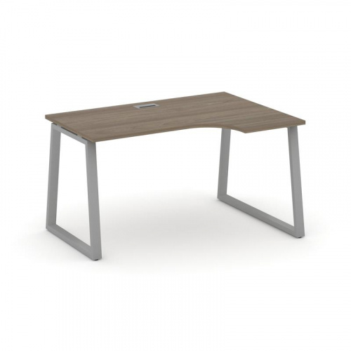 Style Project Стол рабочий эргоном. SN-6T1.SPA-022(R) Акация Лорка/Металл Антрацит/Заглушка Пластик фото 14