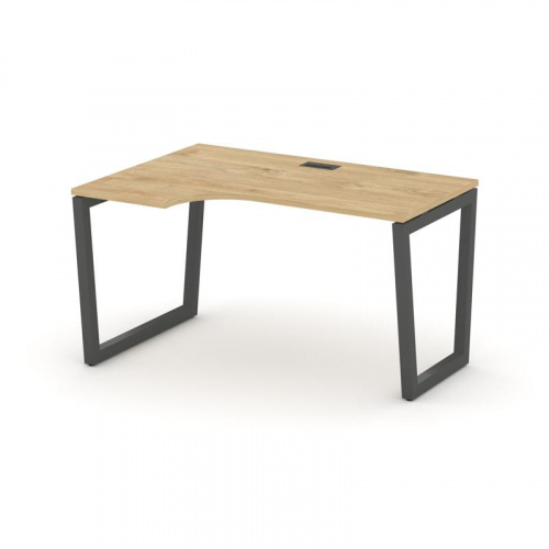 Style Project Стол рабочий эргоном. SN-5T2.SPA-022(L) Акация Лорка/Металл Антрацит/Заглушка Пластик фото 22