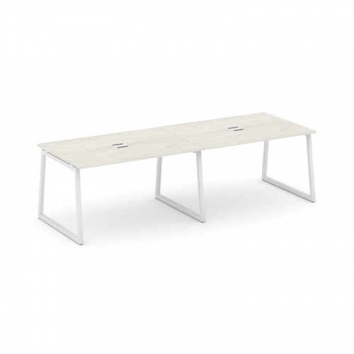 Style Project Стол переговорный SN-4T1.SPRG-014 Акация Лорка/Металл Антрацит/Заглушка Металл Антраци фото 13