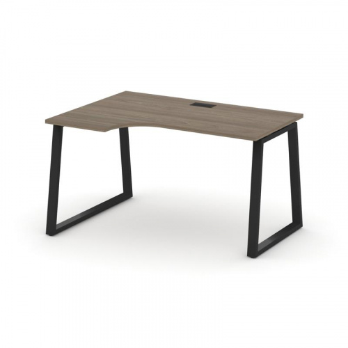Style Project Стол рабочий эргоном. SN-6T1.SPA-012(L) Акация Лорка/Металл Антрацит/Заглушка Пластик фото 4 Style Project Стол рабочий эргоном. SN-6T1.SPA-012(L) Акация Лорка/Металл Антрацит/Заглушка Пластик фото 4