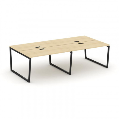 Style Project Рабочая станция 2-х сторон. SN-4T2.DRS-033 Акация Лорка/Металл Антрацит/Заглушка Пласт фото 19