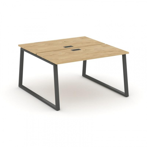 Style Project Рабочая станция 2-х сторон. SN-6T1.DRS-023 Акация Лорка/Металл Антрацит/Заглушка Пласт фото 22