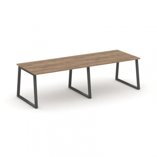 Style Project Стол переговорный SN-6T1.SPRG-014.3 Акация Лорка/Металл Антрацит 3160*980*750 фото 23