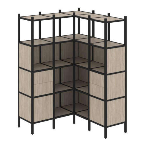 Стеллаж офисный угловой Loft VR.L-33 фото 3 Стеллаж офисный угловой Loft VR.L-33 фото 3