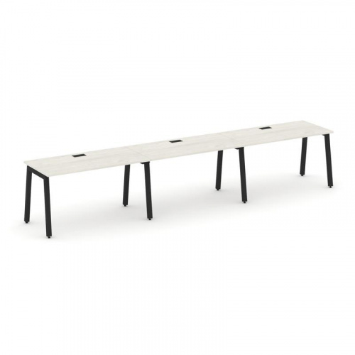 Style Project Рабочая станция 1 сторон. SN-5A.ORS-041 Акация Лорка/Металл Белый 2940*700*750 фото 11